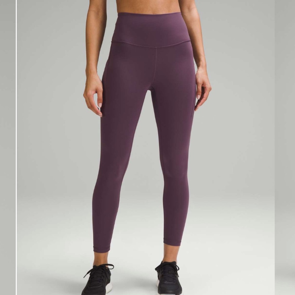 NWT lululemon Wunder Train HR pockets 25”